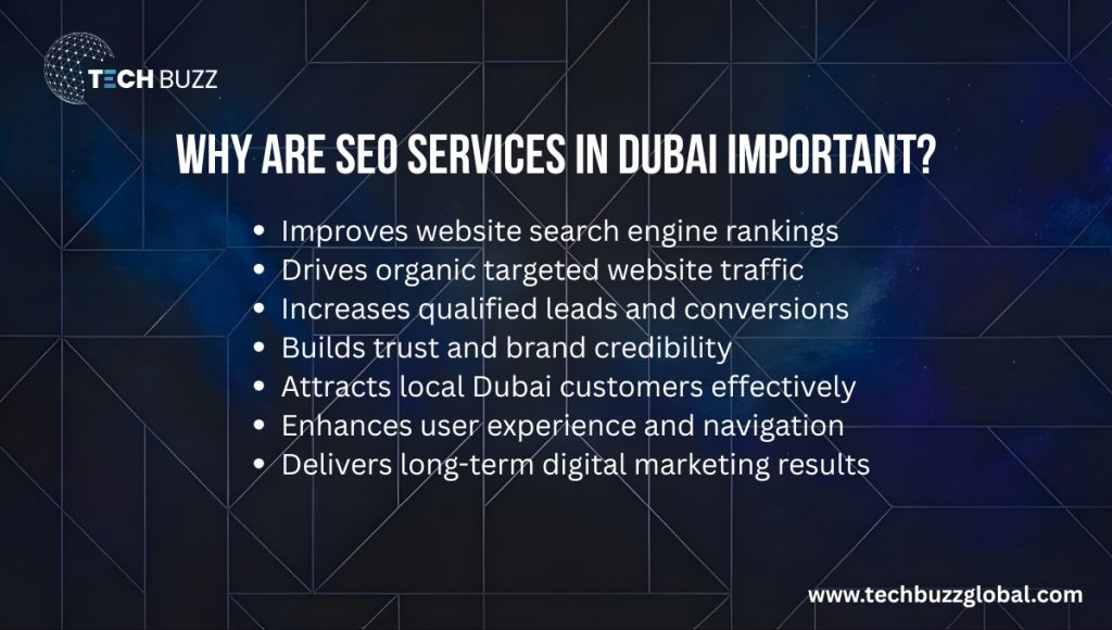Why are SEO Services in Dubai Important?